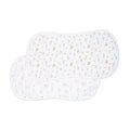 Floral-patterned eye mask on a white background