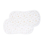 Floral-patterned eye mask on a white background