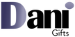 Logo of Dani Gifts with a stylized 'D' in purple and the text 'Dani Gifts' in black on a white background.