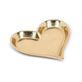 Rimmed Heart Gold Tray
