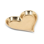 Rimmed Heart Gold Tray